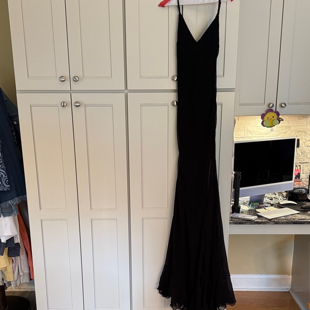 Ralph Lauren Purple Label Elegant Black Maxi Dress